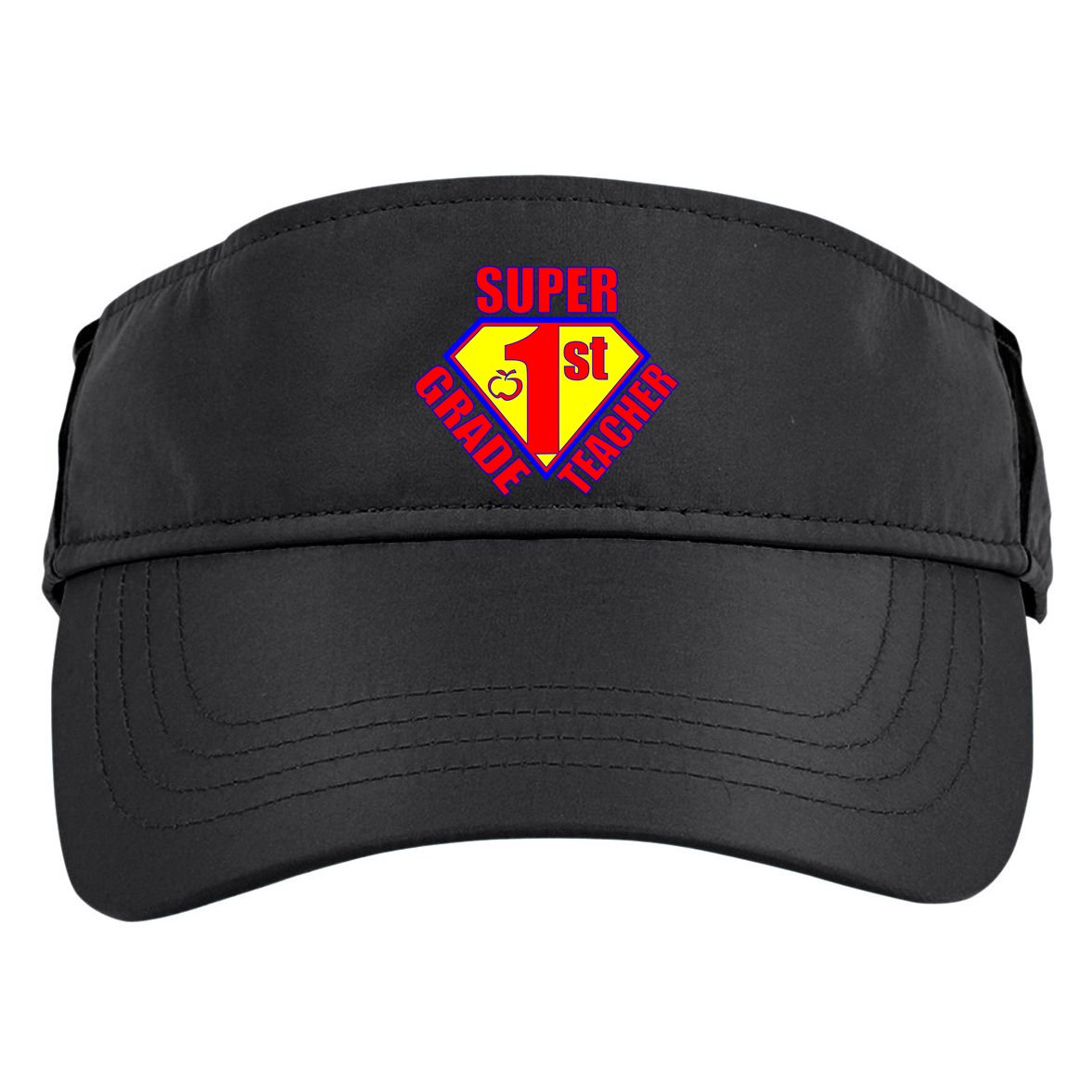 Super 1st Grade Teacher Adult Drive Performance Visor