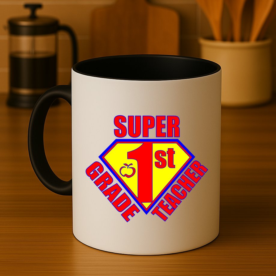 Super 1st Grade Teacher Mug