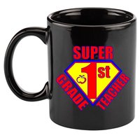 Super 1st Grade Teacher 11oz C Handle Ceramic Mug