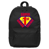 Super 1st Grade Teacher 16 in Basic Backpack