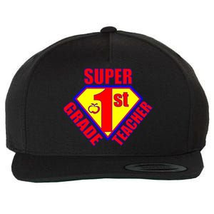 Super 1st Grade Teacher Wool Snapback Cap