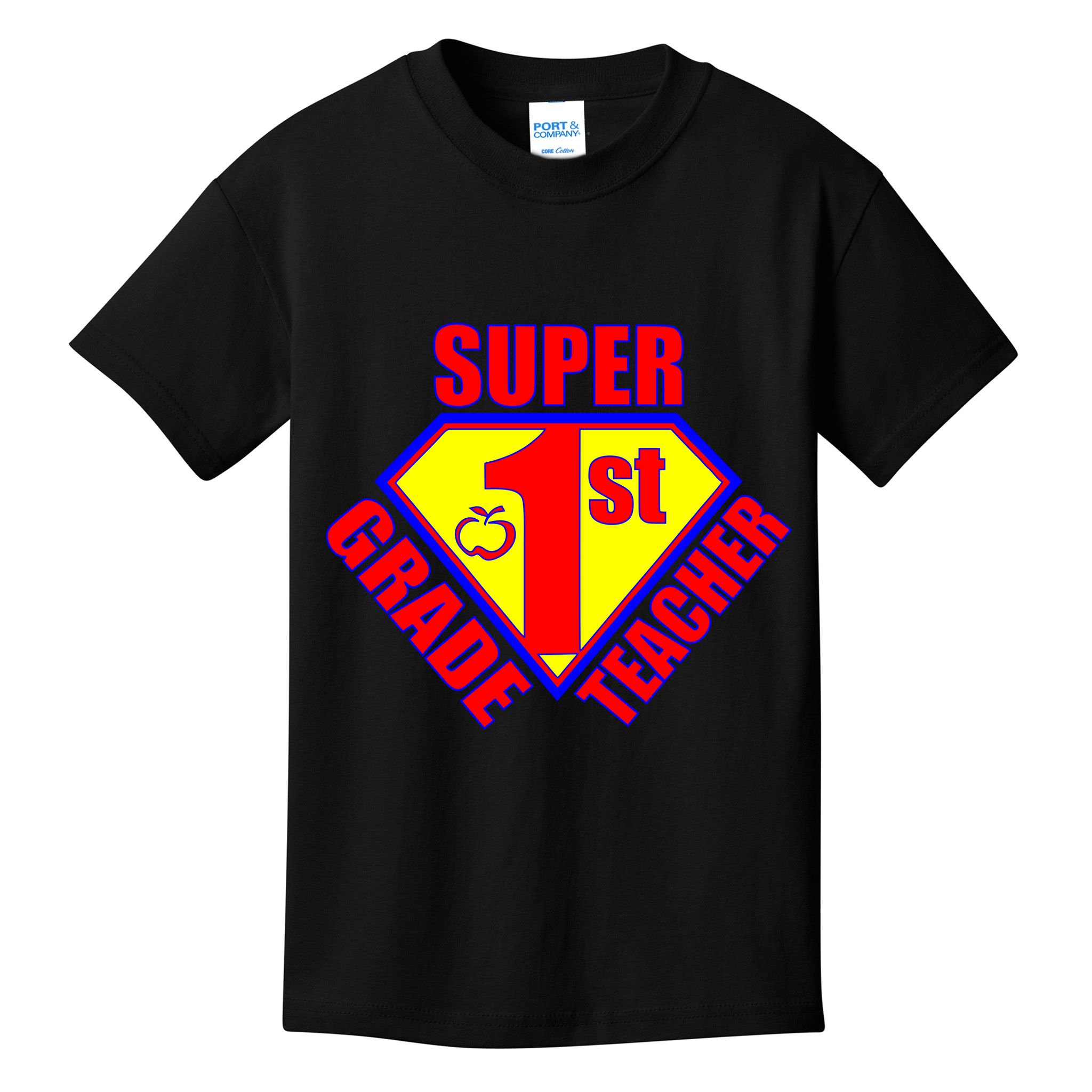 Super 1st Grade Teacher Kids T-Shirt