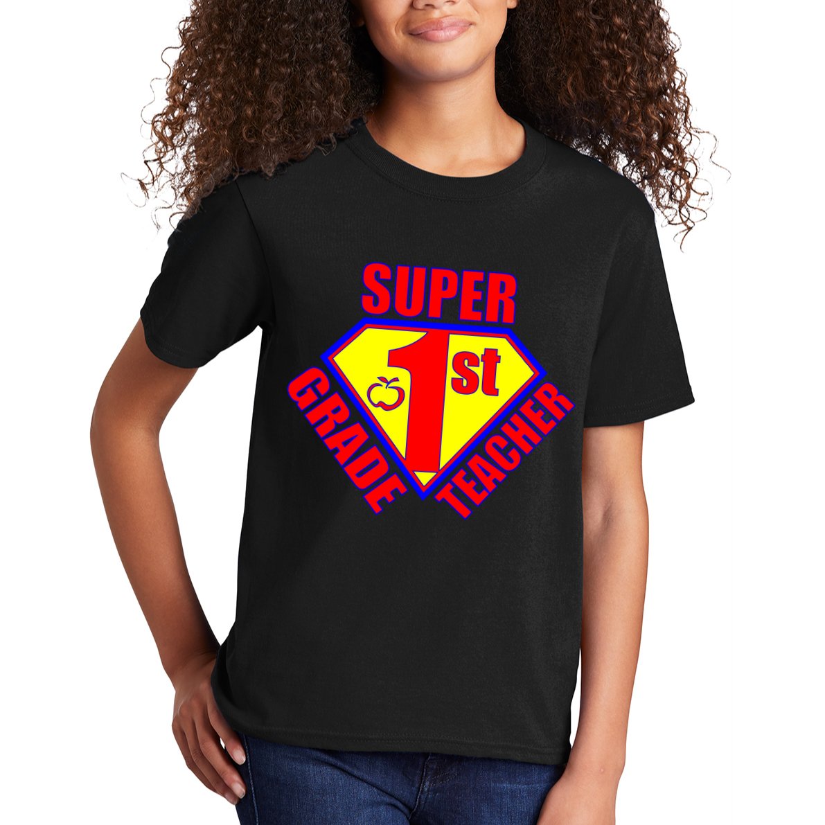 Super 1st Grade Teacher Kids T-Shirt