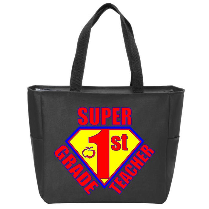Super 1st Grade Teacher Zip Tote Bag