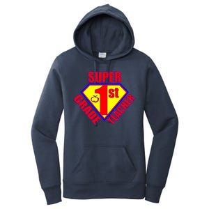 Super 1st Grade Teacher Women's Pullover Hoodie