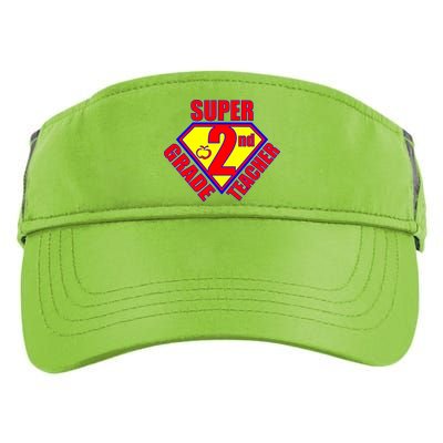 Super 2nd Grade Teacher Adult Drive Performance Visor