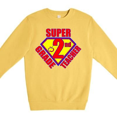 Super 2nd Grade Teacher Premium Crewneck Sweatshirt