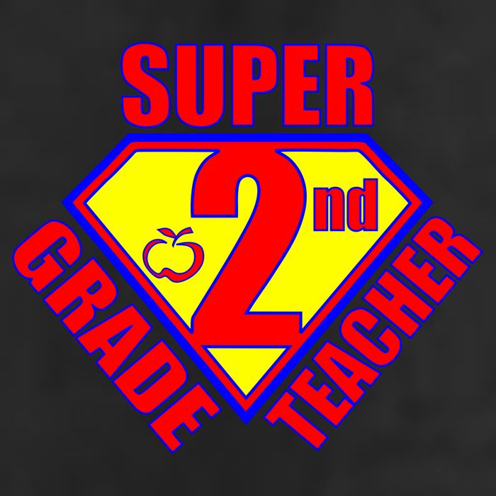 Super 2nd Grade Teacher Adult Drive Performance Visor