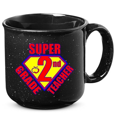 Super 2nd Grade Teacher 15oz Campfire Ceramic Mug
