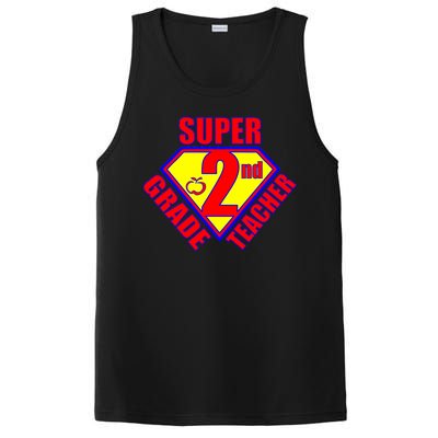 Super 2nd Grade Teacher PosiCharge Competitor Tank