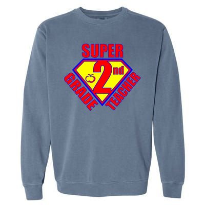 Super 2nd Grade Teacher Garment-Dyed Sweatshirt