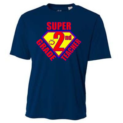 Super 2nd Grade Teacher Cooling Performance Crew T-Shirt