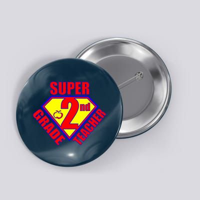 Super 2nd Grade Teacher Button