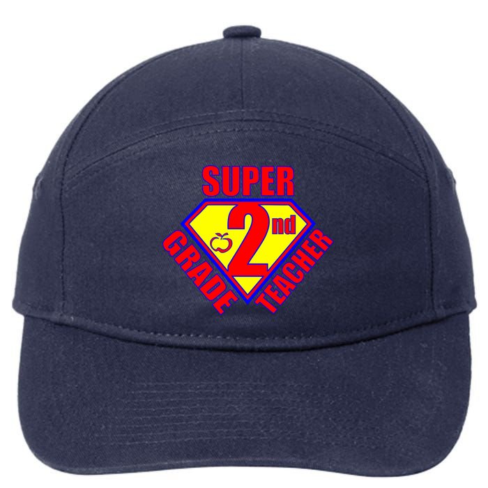 Super 2nd Grade Teacher 7-Panel Snapback Hat