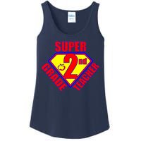 Super 2nd Grade Teacher Ladies Essential Tank