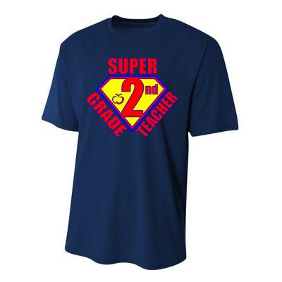 Super 2nd Grade Teacher Performance Sprint T-Shirt