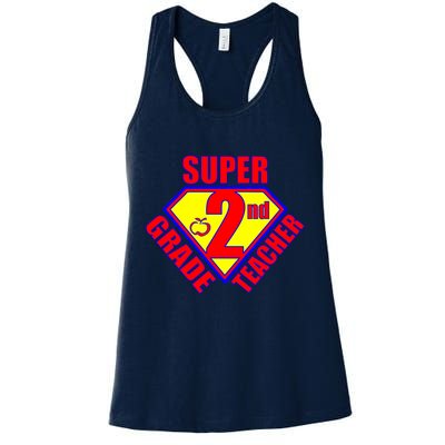 Super 2nd Grade Teacher Womens Tank Top