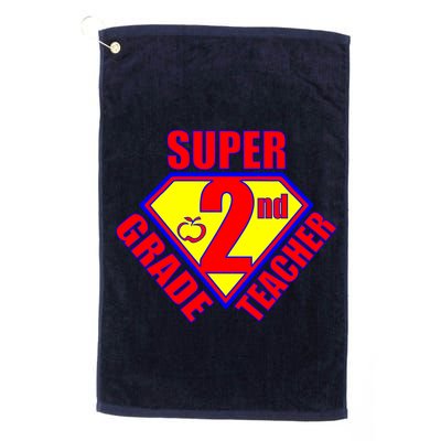 Super 2nd Grade Teacher Golf Towel