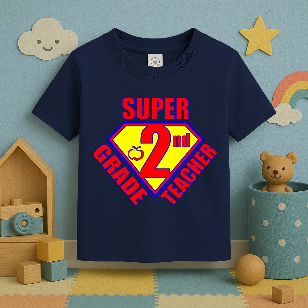 Super 2nd Grade Teacher Toddler T-Shirt