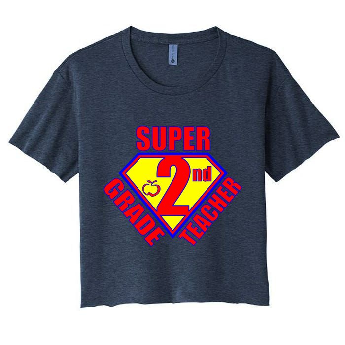 Super 2nd Grade Teacher Crop Top