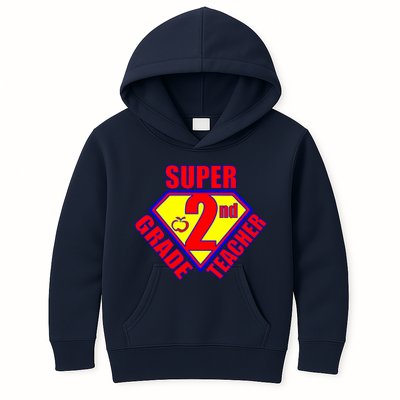 Super 2nd Grade Teacher Kids Hoodie