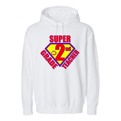 Super 2nd Grade Teacher Garment-Dyed Fleece Hoodie