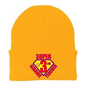 Super 3rd Grade Teacher Knit Cap Winter Beanie