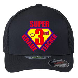 Super 3rd Grade Teacher Flexfit Unipanel Trucker Cap