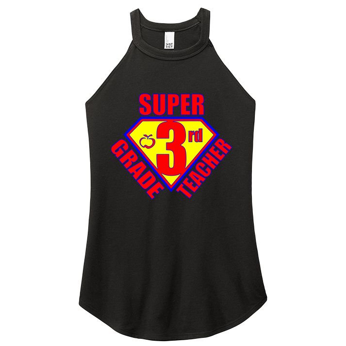 Super 3rd Grade Teacher Women's Perfect Tri Rocker Tank