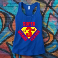 Super 3rd Grade Teacher Womens Tank Top