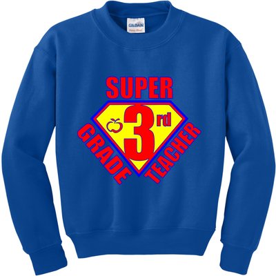 Super 3rd Grade Teacher Kids Sweatshirt