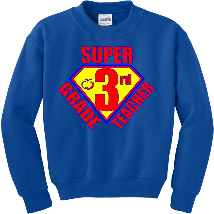 Super 3rd Grade Teacher Kids Sweatshirt