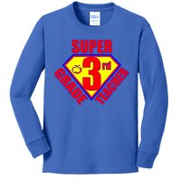 Super 3rd Grade Teacher Kids Long Sleeve Shirt