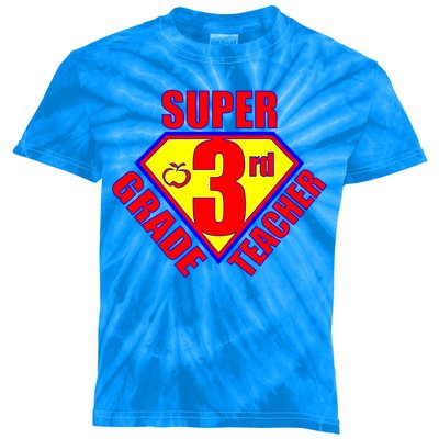 Super 3rd Grade Teacher Kids Tie-Dye T-Shirt