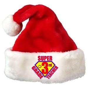 Super 3rd Grade Teacher Premium Christmas Santa Hat