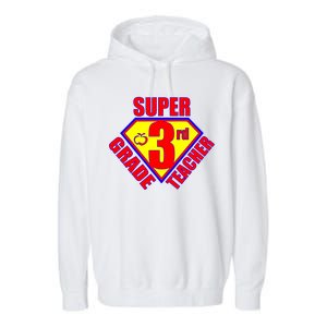 Super 3rd Grade Teacher Garment-Dyed Fleece Hoodie