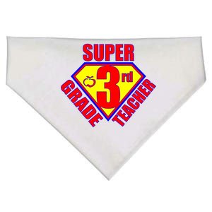 Super 3rd Grade Teacher USA-Made Doggie Bandana