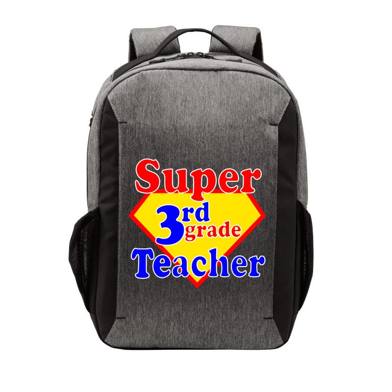 Super 3rd Grade Teacher Funny School Vector Backpack