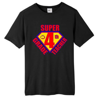 Super 4th Grade Teacher Tall Fusion ChromaSoft Performance T-Shirt