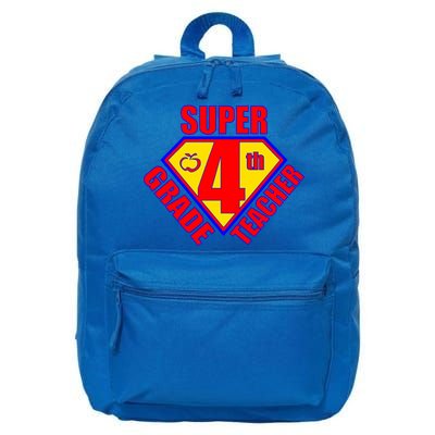 Super 4th Grade Teacher 16 in Basic Backpack