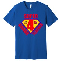 Super 4th Grade Teacher Premium T-Shirt