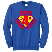 Super 4th Grade Teacher Tall Sweatshirt