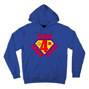 Super 4th Grade Teacher Tall Hoodie