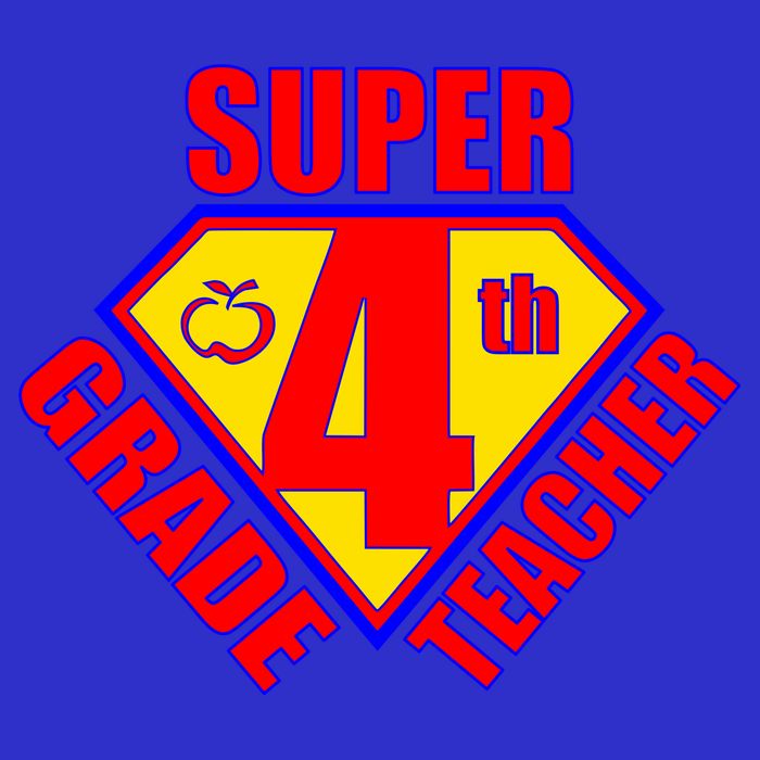 Super 4th Grade Teacher Zip Tote Bag