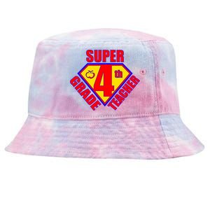 Super 4th Grade Teacher Tie-Dyed Bucket Hat