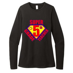 Super 5th Grade Teacher Womens CVC Long Sleeve Shirt