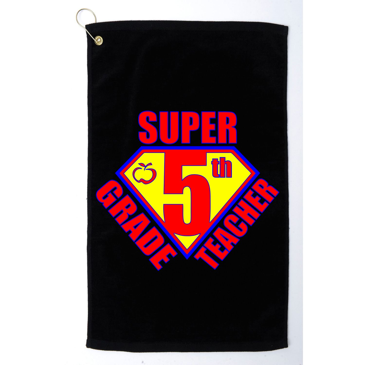 Super 5th Grade Teacher Golf Towel