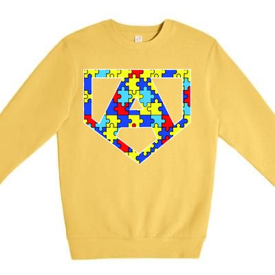 Super Autism Hero Premium Crewneck Sweatshirt