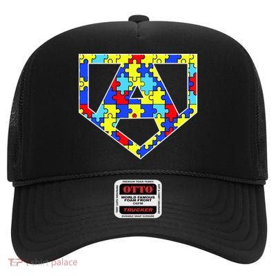 Super Autism Hero High Crown Mesh Back Trucker Hat
