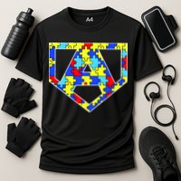 Super Autism Hero Cooling Performance Crew T-Shirt
